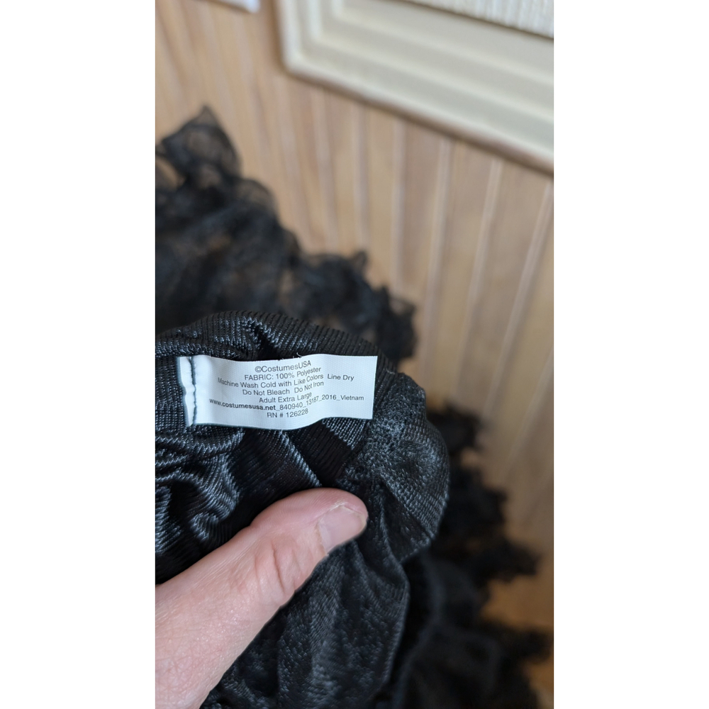 Women's Short Petticoat Skirt by Costumes USA Black Size Medium - Picture 8 of 8